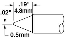 Solder Tip, Smart Heat PowerTips, STTC-016Metcal  